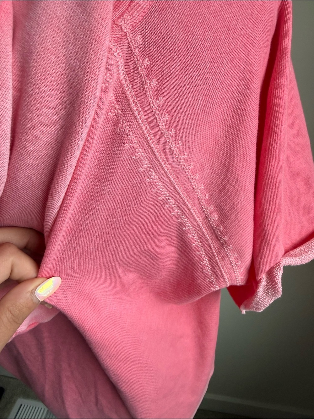 GAP Pink Pullover Oversized Hoodie Size XL - Picture 5 of 6